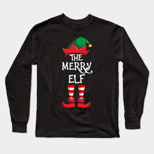 Merry Elf Matching Family Christmas Married Long Sleeve T-Shirt